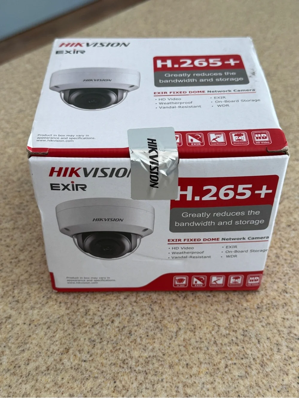 HIKVISION EXIR H.265+ HD Video HD Video Network Dome Camera New in box
